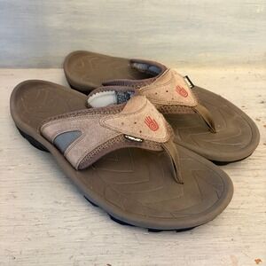 Teva Men's Elixer Tan Flip Flop Thong Sandals Size 12 Good Condition